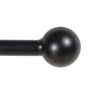 Wrought Iron Curtain Pole 19mm with Ball Finial