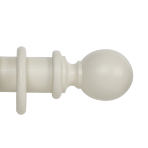 Wooden Pole Set 35mm with Ball Finial